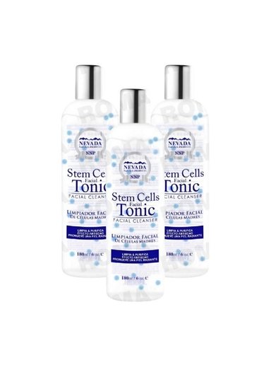 PACK 3 TÓNICO FACIAL CÉLULAS MADRE 180ML NEVADA