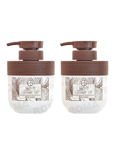 PACK 2 LOCIÓN CORPORAL ACEITE DE COCO Y VITAMINA E 300ML ESTELIN