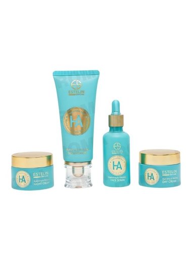 SET FACIAL ÁCIDO HIALURÓNICO 4 PCS ESTELIN
