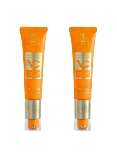 PACK 2 CREMA PARA OJOS VITAMINA C CON ÁCIDA HIALURÓNICO 30G ESTELIN