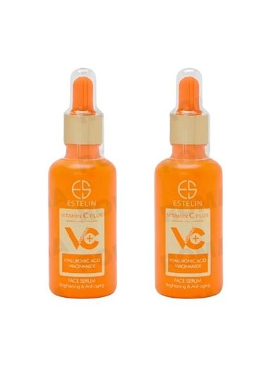 PACK 2 SÉRUM FACIAL VITAMINA C CON ÁCIDO HIALURÓNICO 50ML ESTELIN