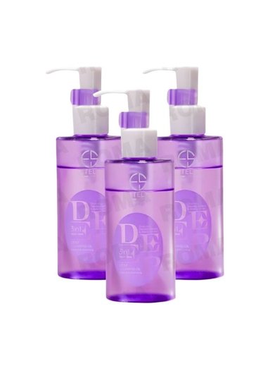 PACK 3 ACEITE REMOVE MAKE UP - GRAPE 130ML ESTELIN