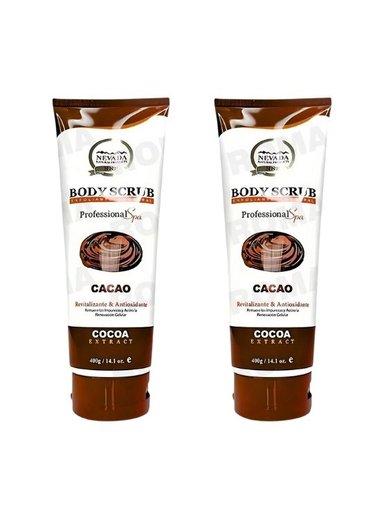 PACK 2 EXFOLIANTE CORPORAL DE CACAO 400G NEVADA