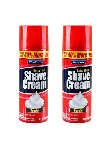 PACK 2 ESPUMA DE AFEITAR XTRACARE - REGULAR 396ML XTRACARE