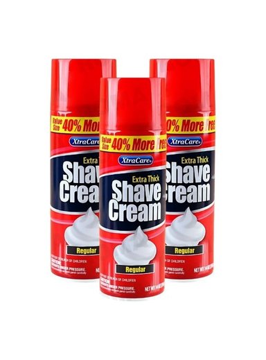 PACK 3 ESPUMA DE AFEITAR XTRACARE - REGULAR 396ML XTRACARE