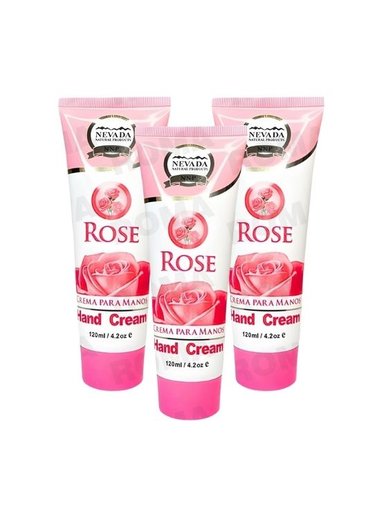PACK 3 CREMA DE ROSAS PARA MANOS 120ML NEVADA