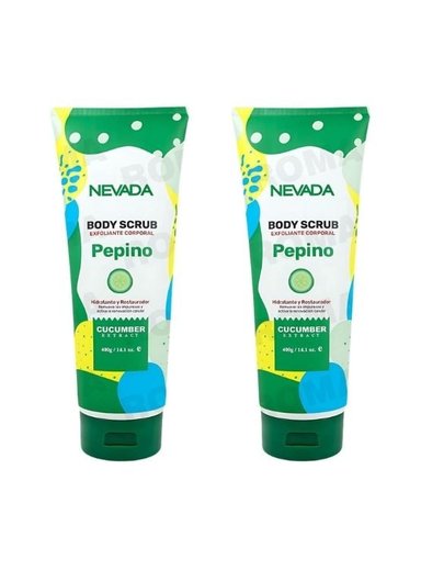PACK 2 EXFOLIANTE CORPORAL DE PEPINO 400G NEVADA