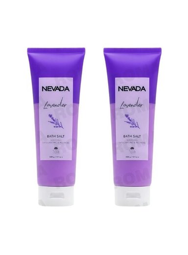 PACK 2 SAL DE BAÑO LAVANDA 400G NEVADA