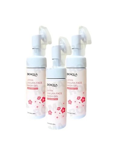 PACK 3 ESPUMA LIMPIADORA JAPAN SAKURA 120ML BIOAQUA