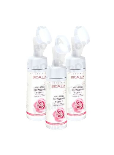 PACK 3 ESPUMA LIMPIADORA ROSAS 150ML BIOAQUA