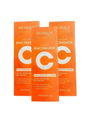 PACK 3 LIMPIADOR FACIAL EN GEL VITAMINA C 100G