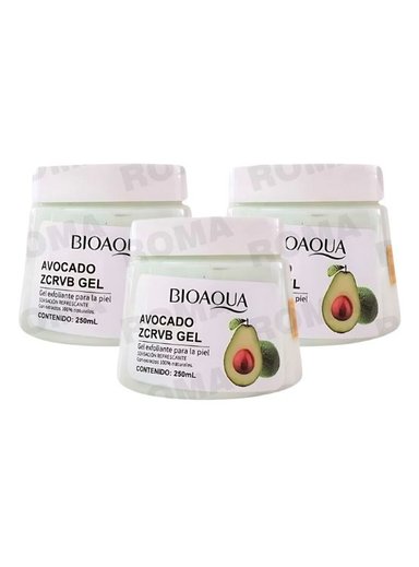 PACK 3 EXFOLIANTE EN GEL DE PALTA 250ML BIOAQUA