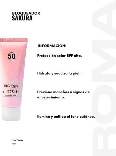 BLOQUEADOR SAKURA 40G BIOAQUA - 2