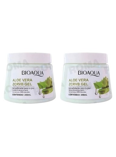PACK 2 EXFOLIANTE EN GEL DE ALOE VERA 250ML BIOAQUA