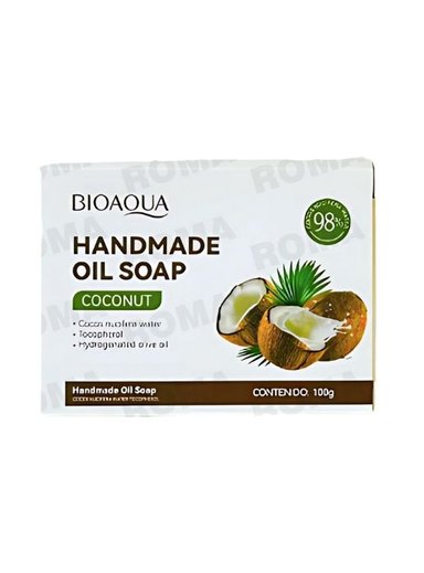 JABÓN EN BARRA DE COCO BIOAQUA 100G