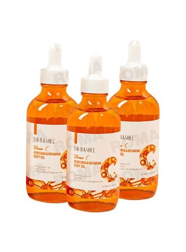 PACK 3 ACEITE CORPORAL VITAMINA C 100ML DR RASHEL