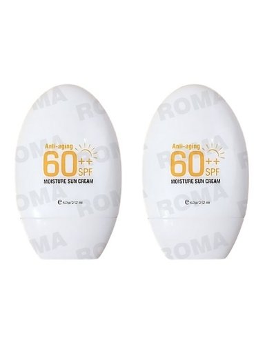 PACK 2 BLOQUEADOR SOLAR ANTIEDAD 60SPF 60G DR RASHEL