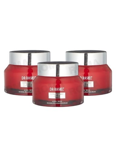 PACK 3 CREMA FACIAL ALPHA HYDROXY ACID 50G DR RASHEL