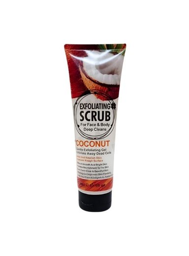 EXFOLIANTE FACIAL Y CORPORAL COCO 320ML WOKALI