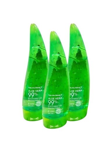 PACK 3 GEL CALMANTE ALOE VERA 120ML WOKALI