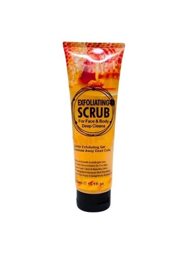 EXFOLIANTE FACIAL Y CORPORAL MIEL 320ML WOKALI