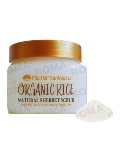 EXFOLIANTE CORPORAL ORGANIC RICE 600G WOKALI