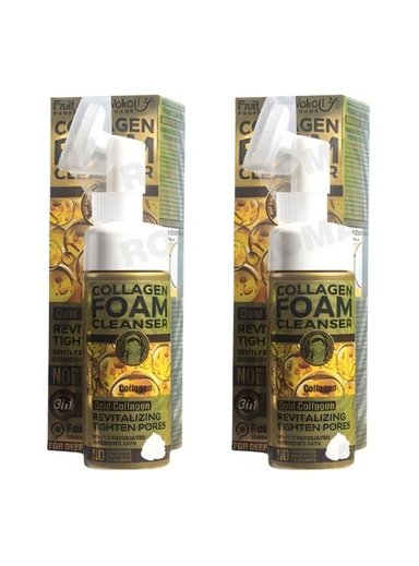 PACK 2 LIMPIADOR EN ESPUMA COLÁGENO 150ML WOKALI