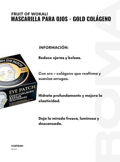 PACK 3 MASCARILLA PARA OJOS CARACOL 60UND WOKALI - 2