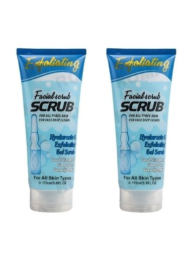 PACK 2 GEL PEELING FACIAL ÁC. HIALURÓNICO 170ML WOKALI