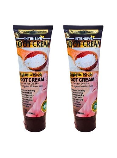 PACK 2 CREMA PARA PIES ARROZ 120ML WOKALI