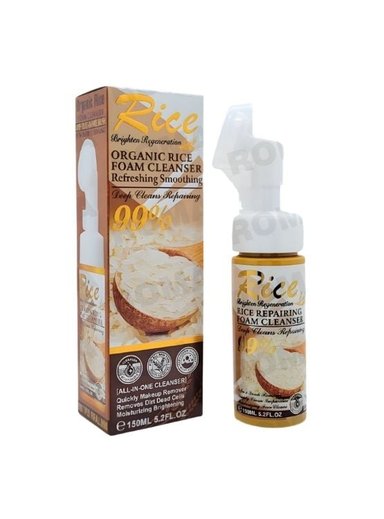 LIMPIADOR EN ESPUMA ARROZ 150ML WOKALI