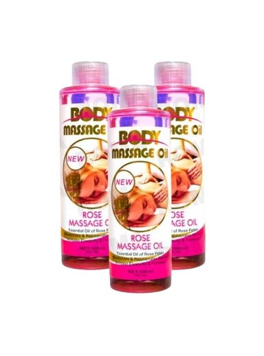 PACK 3 ACEITE CORPORAL ESENCIAL DE ROSAS 500ML WOKALI
