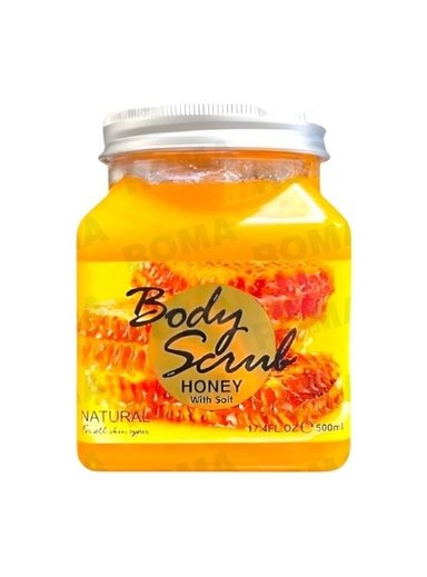 EXFOLIANTE CORPORAL BASE DE SAL DE MAR Y MIEL 500ML WOKALI