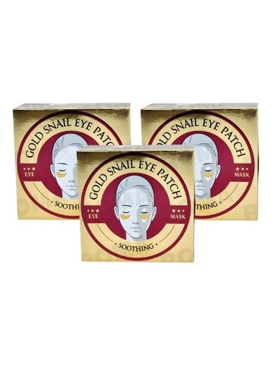 PACK 3 MASCARILLA PARA OJOS GOLD COLÁGENO 60UND WOKALI