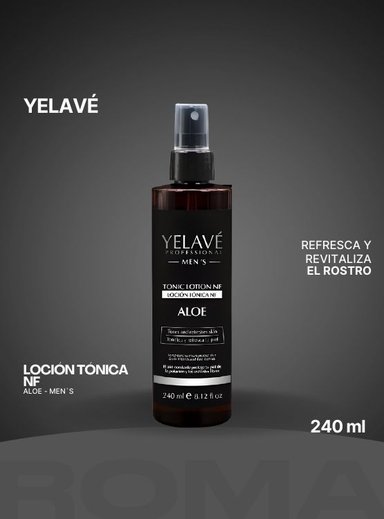 LOCIÓN TÓNICA NF ALOE MEN`S 240ML YELAVÉ