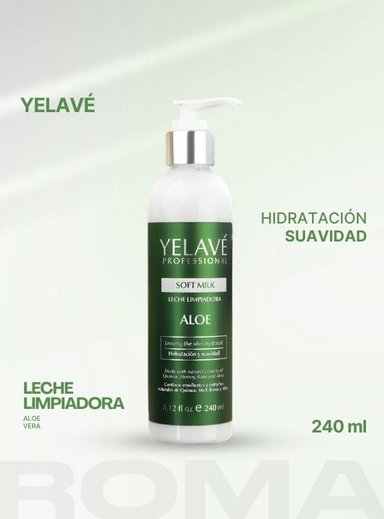 SOFT MILK ALOE 240ML YELAVÉ