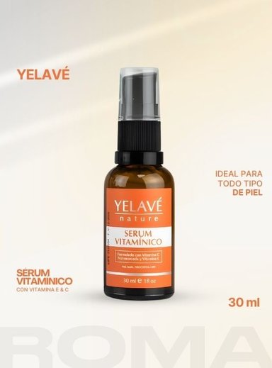 SERUM VITAMÍNICO 30ML YELAVÉ