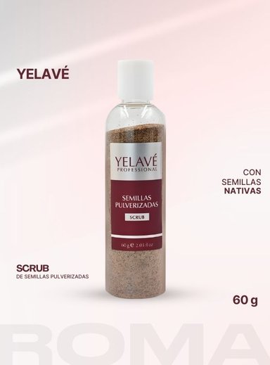 SCRUB DE SEMILLAS PULVERIZADAS 60G YELAVÉ