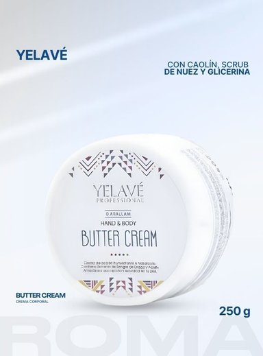 HAND Y BODY BUTTER CREAM 250G YELAVÉ