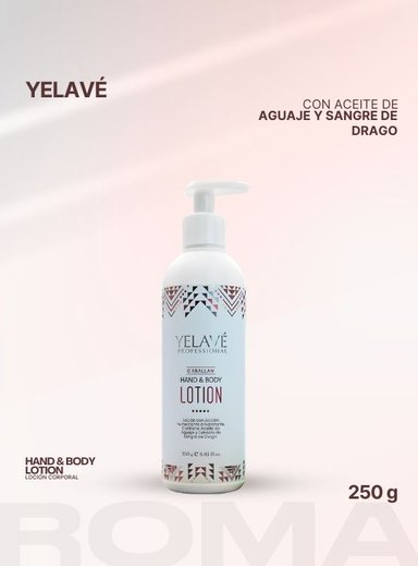 HAND Y BODY LOTION 250G YELAVÉ
