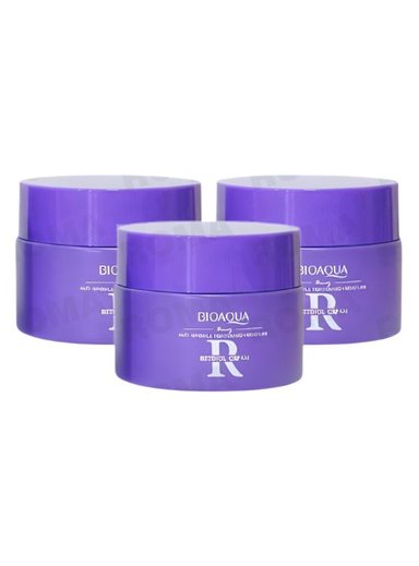PACK 3 CREMA FACIAL DE RETINOL LILA 60G BIOAQUA