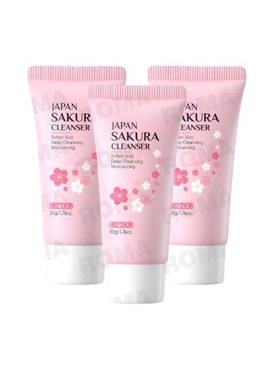 PACK 3 CLEANSER JAPAN SAKURA 50G LAIKOU