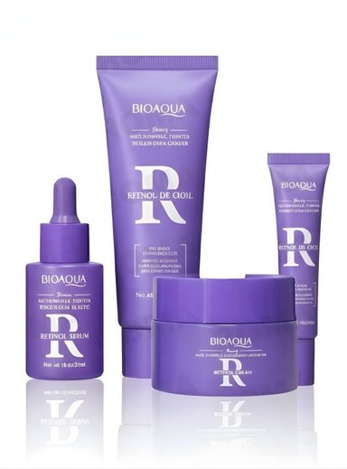 KIT LÍNEA RETINOL LILA 4 PZS BIOAQUA
