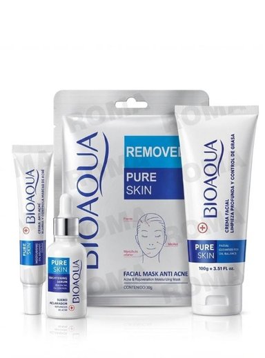 KIT SKINCARE ANTI ACNÉ 4 PZS BIOAQUA