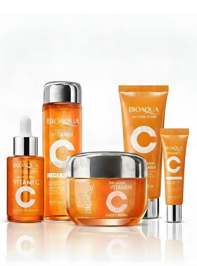 KIT SKINCARE VITAMINA C REJUVENECEDOR 5 PZS BIOAQUA
