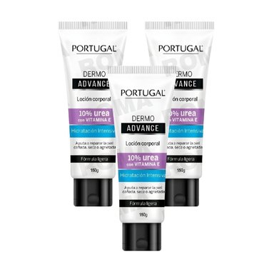 PACK 3 DERMO ADVANCE LOCIÓN CORPORAL 150G PORTUGAL