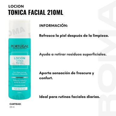 PACK 2 LOCIÓN TÓNICA FACIAL 210ML PORTUGAL - 2