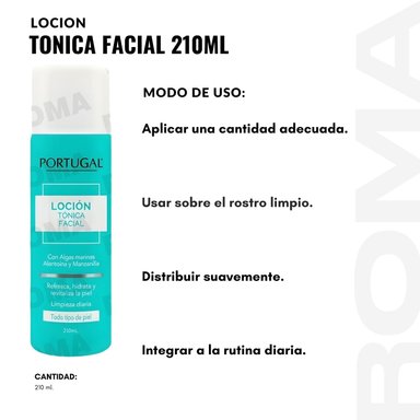 PACK 2 LOCIÓN TÓNICA FACIAL 210ML PORTUGAL - 3