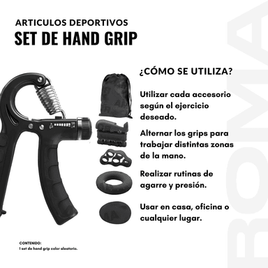 SET DE HAND GRIP EJERCITADOR DE MANO - 3