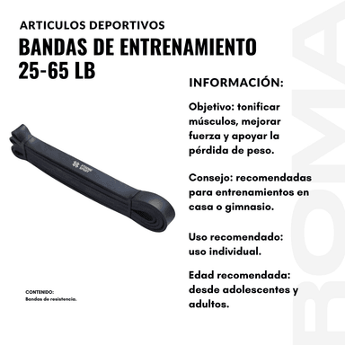 BANDAS DE ENTRENAMIENTO 25-65 LIBRAS - 2